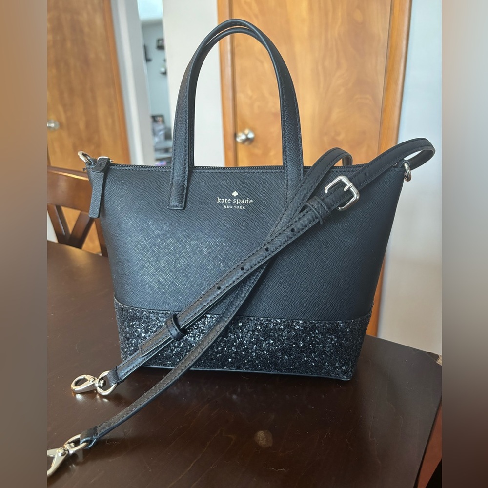 Used Kate Spade Greta Court Glitter Satchel